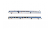 ARNOLD 4310 6-unit set Talgo InterCityNight in white blue livery, basic set, period V ARNOLD 4310 6-unit set Talgo InterCityNight in white blue livery, basic set, period V