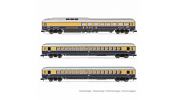 ARNOLD 4314 DB, 3-unit pack Rheingold , consists of restuarant and 2 Apmh coaches in blue livery, period III ARNOLD 4314 DB, 3-unit pack Rheingold , consists of restuarant and 2 Apmh coaches in blue livery, period III