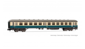 ARNOLD 4363 DB, 2nd class coach Bm234, blue/beige livery with black frame, MD 36 bogies, period IV