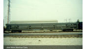 ARNOLD 4413 RENFE, 2-unit set DDMA autotransporter, with protective lateral grills, original livery, period IV ARNOLD 4413 RENFE, 2-unit set DDMA autotransporter, with protective lateral grills, original livery, period IV
