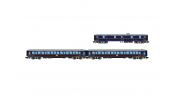 ARNOLD 4460  RENFE, 3-unit set CIWL   Castellano Expreso  , laggage van + 2 x Lx sleeping coaches, ep. IV 