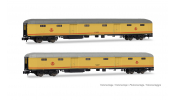 ARNOLD 4506 RENFE, 2-unit set postal van, DGCT-2 + DGCT-10, yellow livery, IV