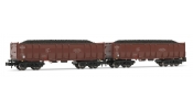 ARNOLD 6307 2 db-os készlet, nyitott teherkocsi, Eals, barna, DR, korszak: IV, szénrakománnyal ARNOLD 6307 2 db-os készlet, nyitott teherkocsi, Eals, barna, DR, korszak: IV, szénrakománnyal