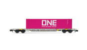 ARNOLD 6454 HUPAC, 60 container wagon, loaded with 45 container ONE , period VI