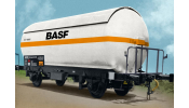 ARNOLD 6476 BASF, 2-unit pack of 2-axle gas tank wagon, period IV