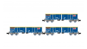ARNOLD 6602 SNCF, 3-unit pack Eamnos open wagons, ep. VI