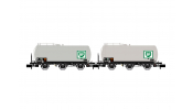 ARNOLD 6608  SNCF, 2-unit pack of 3-axle tank wagons,   BP  , ep. IV 
