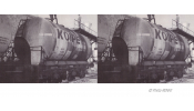 ARNOLD 6611 RENFE, 2-unit pack of 3-axle tank wagons, Koype livery, ep. IV