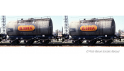 ARNOLD 6613 RENFE, 2-unit pack of 3-axle tank wagons, Elosua livery, ep. IV
