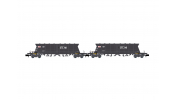 ARNOLD 6615  SNCF, 2-unit pack 4-axle coal hopper wagons Faoos   S.G.W. / STEMI  , ep. IV 