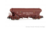 ARNOLD 6623  RENFE, silo wagon TT5, oxid red   Metransa   livery (flat lateral sides), ep. IV 