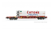ARNOLD 6731  FS, container wagon Sgnss, brown, loaded with   CATONE   reefer container, ep. V-VI 