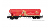 ARNOLD 6735  FS, 4-axle round sided hopper wagon   Peroni   red livery, ep. VI 