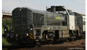 ARNOLD 9059 RailAdventure, 4-axle diesel locomotive Vossloh DE 18, grey livery, ep. VI
