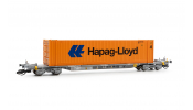 ARNOLD 9752 TOUAX, 4-axle container wagon Sffgmss with 45 container Happag Lloyd, ep. VI