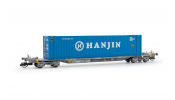 ARNOLD 9753 TOUAX, 4-axle container wagon Sffgmss with 45 container HANJIN, ep. VI