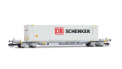 ARNOLD 9761 4-axle container wagon, grey livery loaded with 1 x 45 container DB Schenker, VI ARNOLD 9761 4-axle container wagon, grey livery loaded with 1 x 45 container DB Schenker, VI