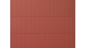AUHAGEN 52430 Műanyag dekorlap, hullámlemez, vörösbarna (1 db)