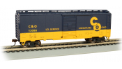 BACHMANN 16002 PS1 40 Box Car - Chesapeake & Ohio #13098