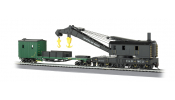 BACHMANN 16122 250-Ton Steam Crane & Boom Tender - Chesapeake & Ohio