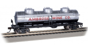 BACHMANN 17111 40 Three-Dome Tank Car - Ambrose Wine Co. #7501