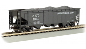 BACHMANN 17605 40 Quad Hopper - C&O #71511