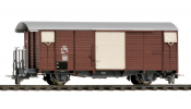 BEMO 2250109 RhB Gb 5089 ged. Güterwagen 70er-Jahre oxidrot