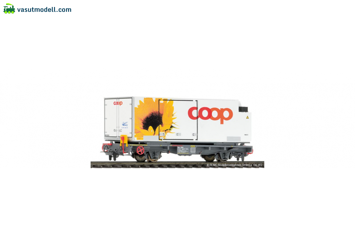 BEMO 2269116 RhB Lb V 7856 Coop Container Sonnenblume Vasutmodell Com