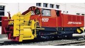 BEMO 2297117 RhB Xrotmt 9217 Diesel-Schneeschleuder orange