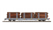 BEMO 9481119 RhB Rp-w 8359 Rungenwagen beladen