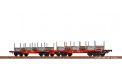 BRAWA 51141 H0 Drehgestellflachwagen Sggrrs ÖBB