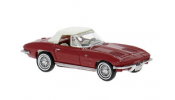 BREKINA 18026 Brekina, Chevrolet Corvette C2 Cabrio, rot, 1962, 1:87