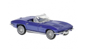 BREKINA 18028 Brekina, Chevrolet Corvette C2 Cabrio, blau, 1962, 1:87