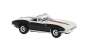 BREKINA 18029 Chevrolet Corvette C2 Cabrio, 1962, Racing, 1:87