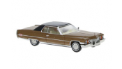 BREKINA 18130 Brekina, Cadillac Coupe deVille, braun/dunkelbraun, 1972, 1:87
