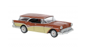 BREKINA 18179 Brekina, Buick Century Caballero, orange/hellbeige, 1957, 1:87