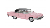 BREKINA 18202 Brekina, Ford Thunderbird Cabriolet, hellrosa/schwarz, 1960, 1:87