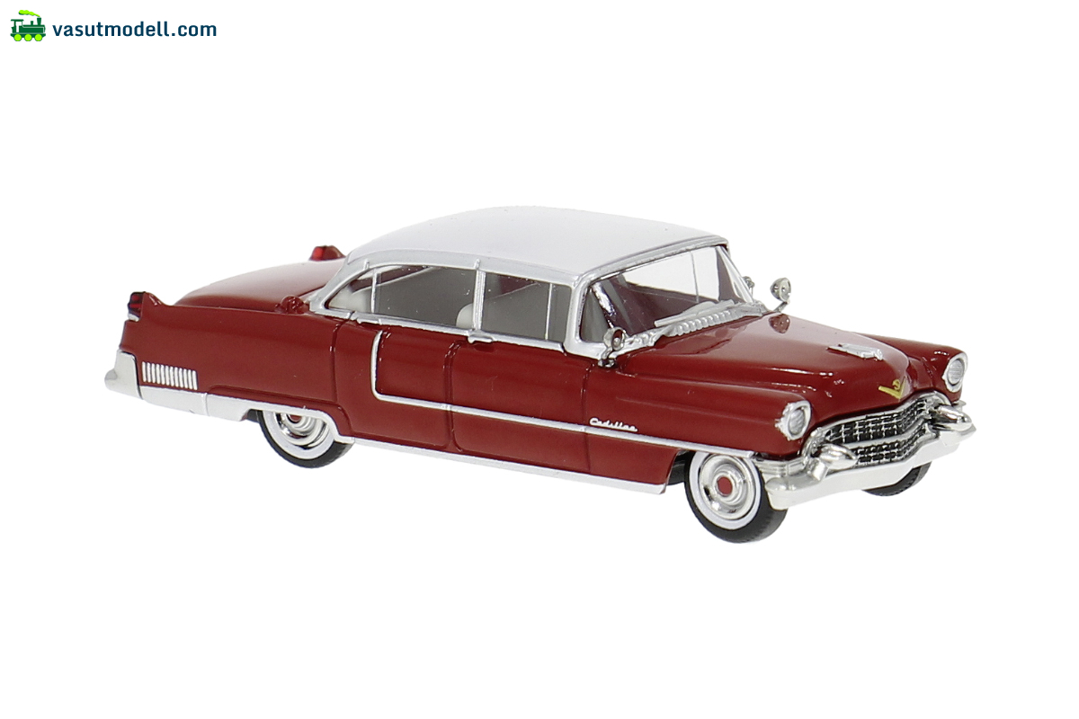 BREKINA 18358 Brekina, Cadillac Fleetwood, rot/weiss, 1955, 1:87 BREKINA 18358 Brekina, Cadillac Fleetwood, rot/weiss, 1955, 1:87