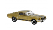 BREKINA 19615 Brekina, Ford Mustang GT 350 Fastback, gold/schwarz, 1968, 1:87