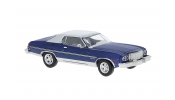 BREKINA 19731 Brekina, Ford Gran Torino, dunkelblau/hellgrau, 1976, 1:87