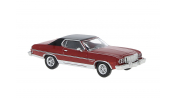 BREKINA 19732 Brekina, Ford Gran Torino, rot/schwarz, 1976, 1:87