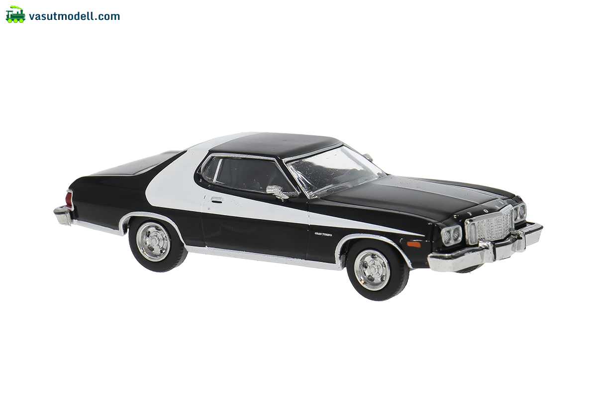 BREKINA 19735 Brekina, Ford Gran Torino, schwarz/weiss, 1976, 1:87 BREKINA 19735 Brekina, Ford Gran Torino, schwarz/weiss, 1976, 1:87