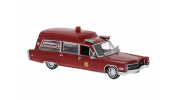BREKINA 19775 Brekina, Cadillac Miller Meteor Ambulance, dunkelrot, 1966, 1:87 BREKINA 19775 Brekina, Cadillac Miller Meteor Ambulance, dunkelrot, 1966, 1:87