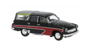 BREKINA 27122 Brekina, Wartburg 311 Camping, schwarz/rot, 1959, 1:87