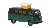 BREKINA 31634 VW T1b Camper, schwarz/dunkelgrau, 1960, 1:87