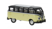 BREKINA 31851 VW T1b Samba, schwarz/hellgrün, 1960, 1:87