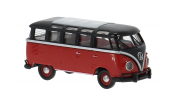 BREKINA 31852 VW T1b Samba, schwarz/rot, 1960, 1:87