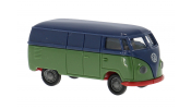 BREKINA 32075 Brekina, VW T1a Kasten, dunkelblau/grün, 1950, 1:87