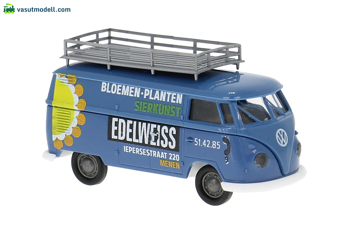 BREKINA 32311 VW T1b Kasten, 1960, Edelweiss Bloemen, 1:87 BREKINA 32311 VW T1b Kasten, 1960, Edelweiss Bloemen, 1:87