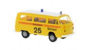 BREKINA 33164 Brekina, VW T2 Kombi, 1973, Brandweer Schipol, 1:87